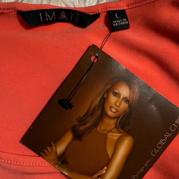 IMAN Coral Scoop Neck Tank - Picture 10 of 13